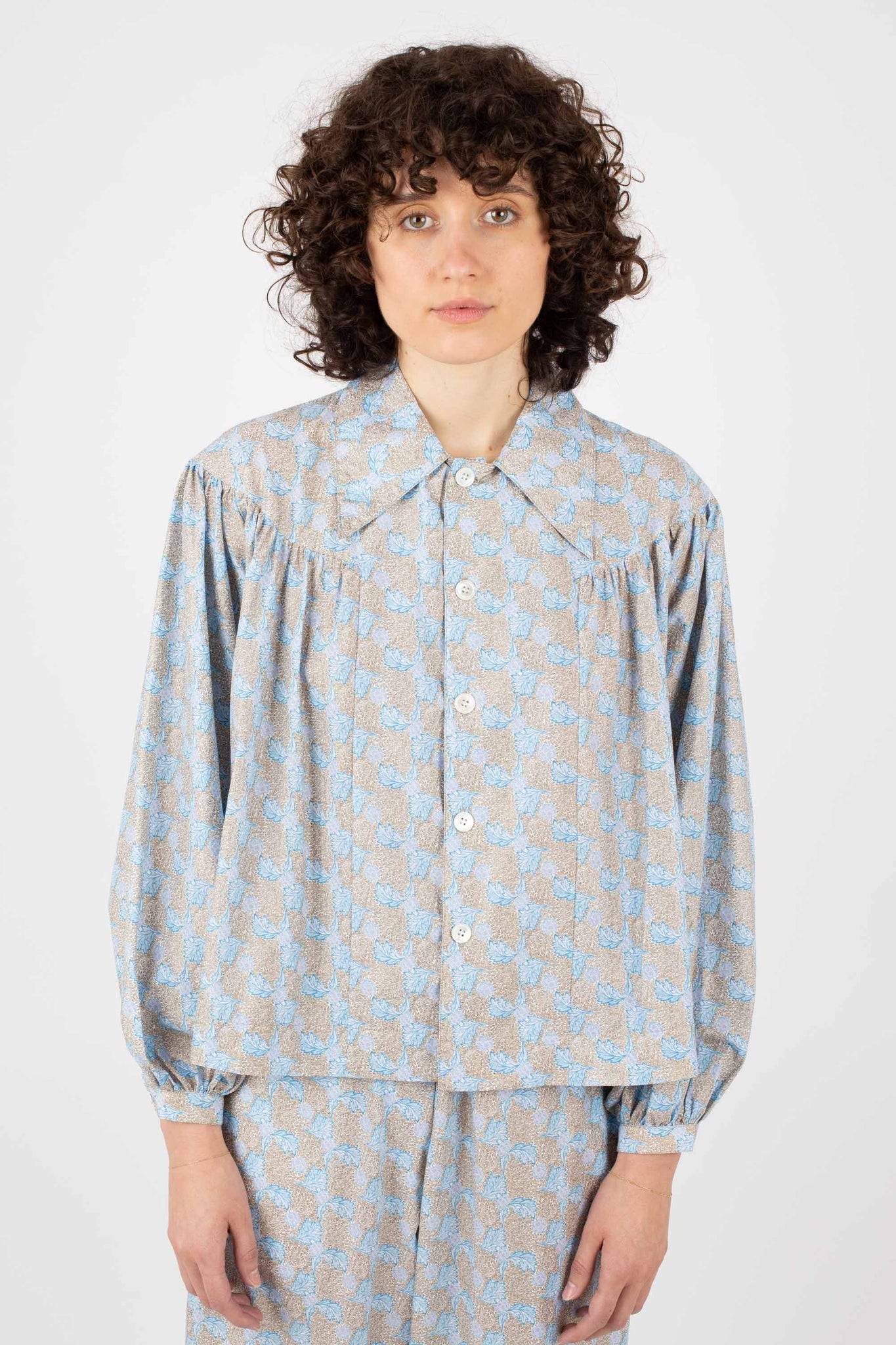 Moon Shirt, Camden Print, Blue