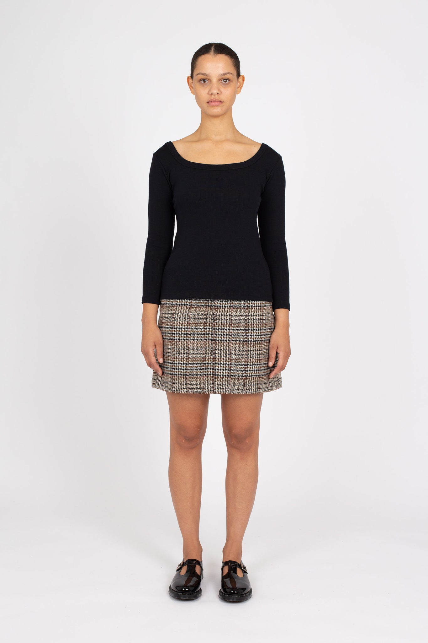 Scoop Long Sleeve, Black