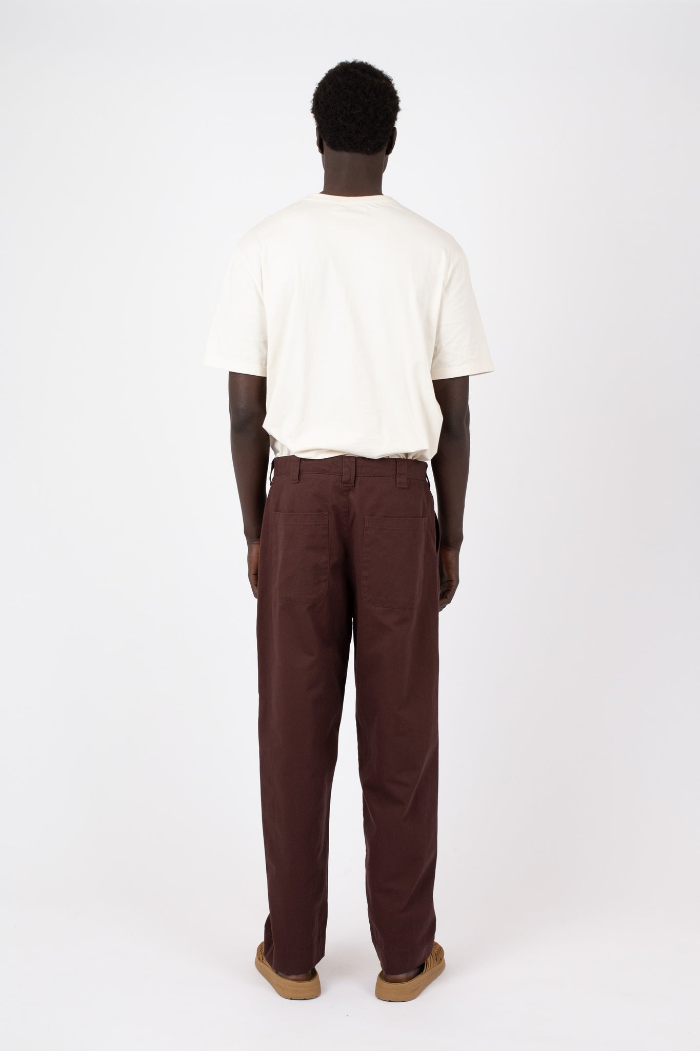 Twill Officer Pant, Espresso