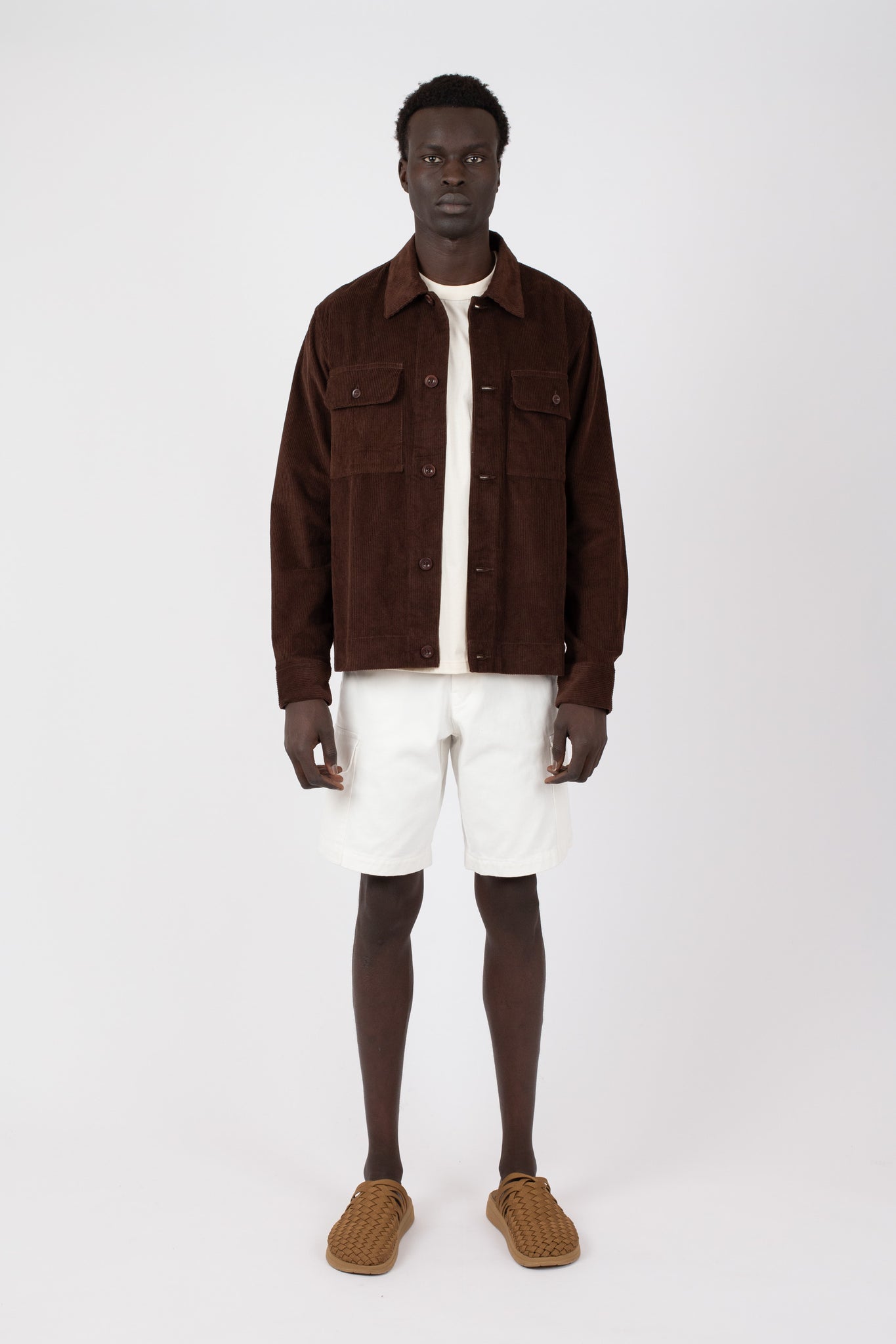 Corduroy Blouson, Cocoa