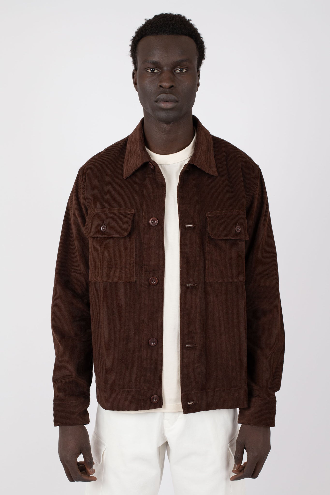 Corduroy Blouson, Cocoa