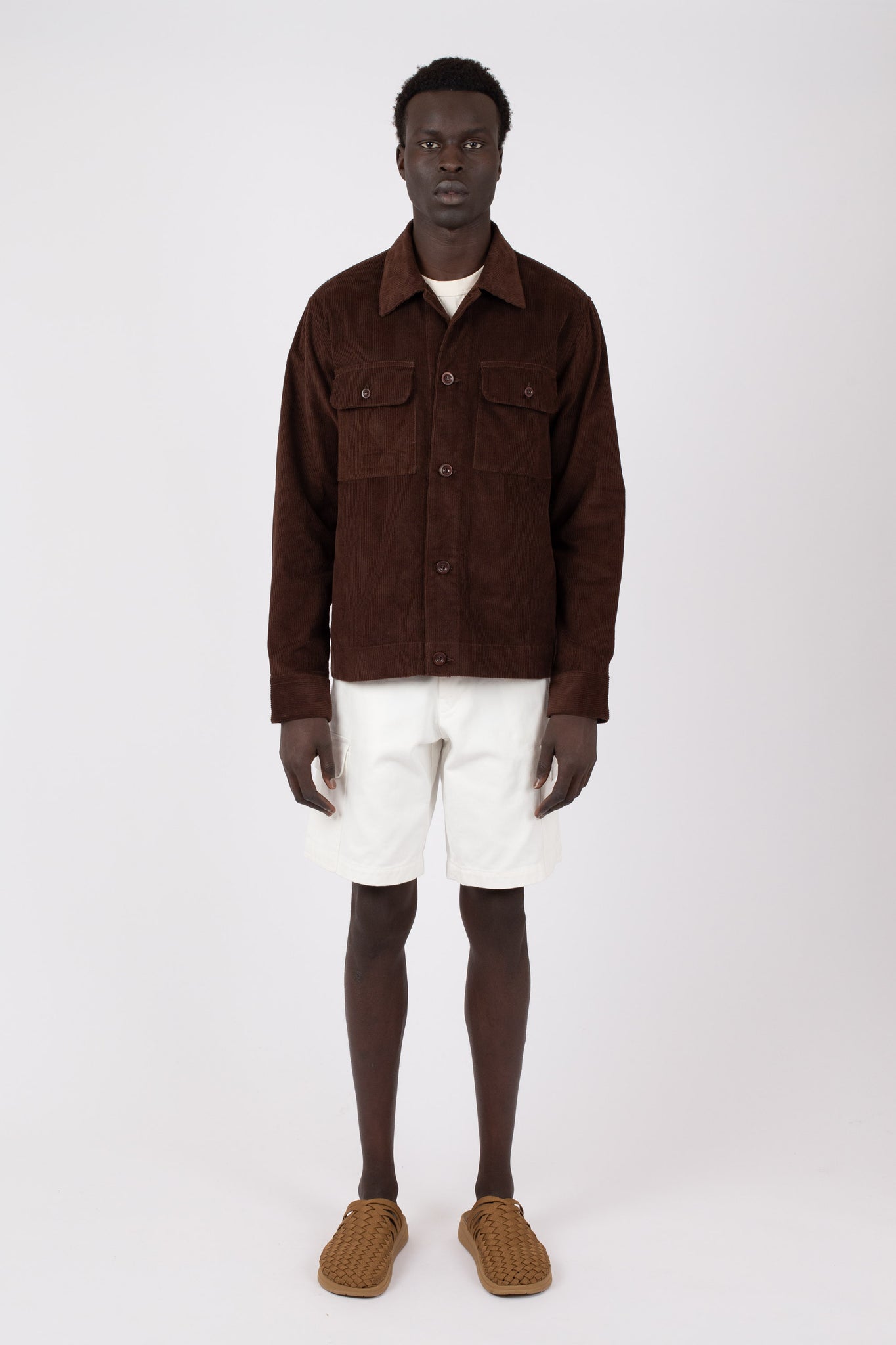 Corduroy Blouson, Cocoa