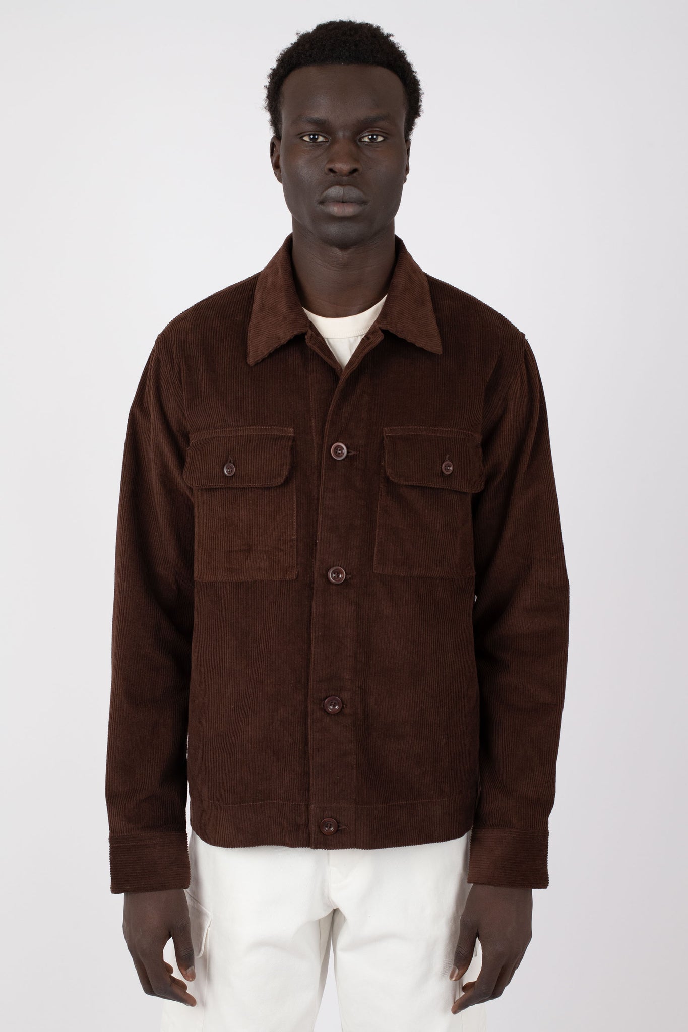 Corduroy Blouson, Cocoa