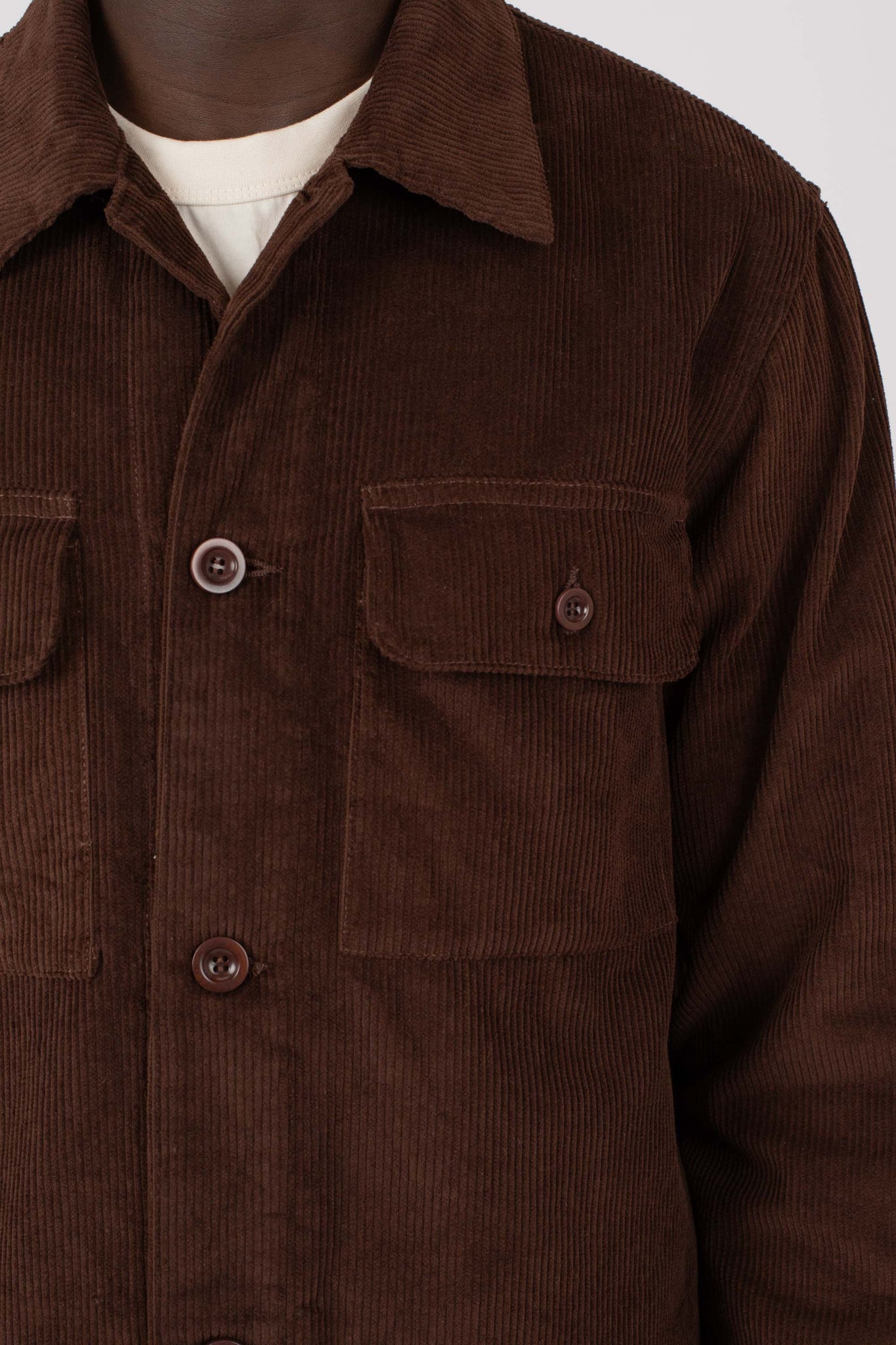 Corduroy Blouson, Cocoa