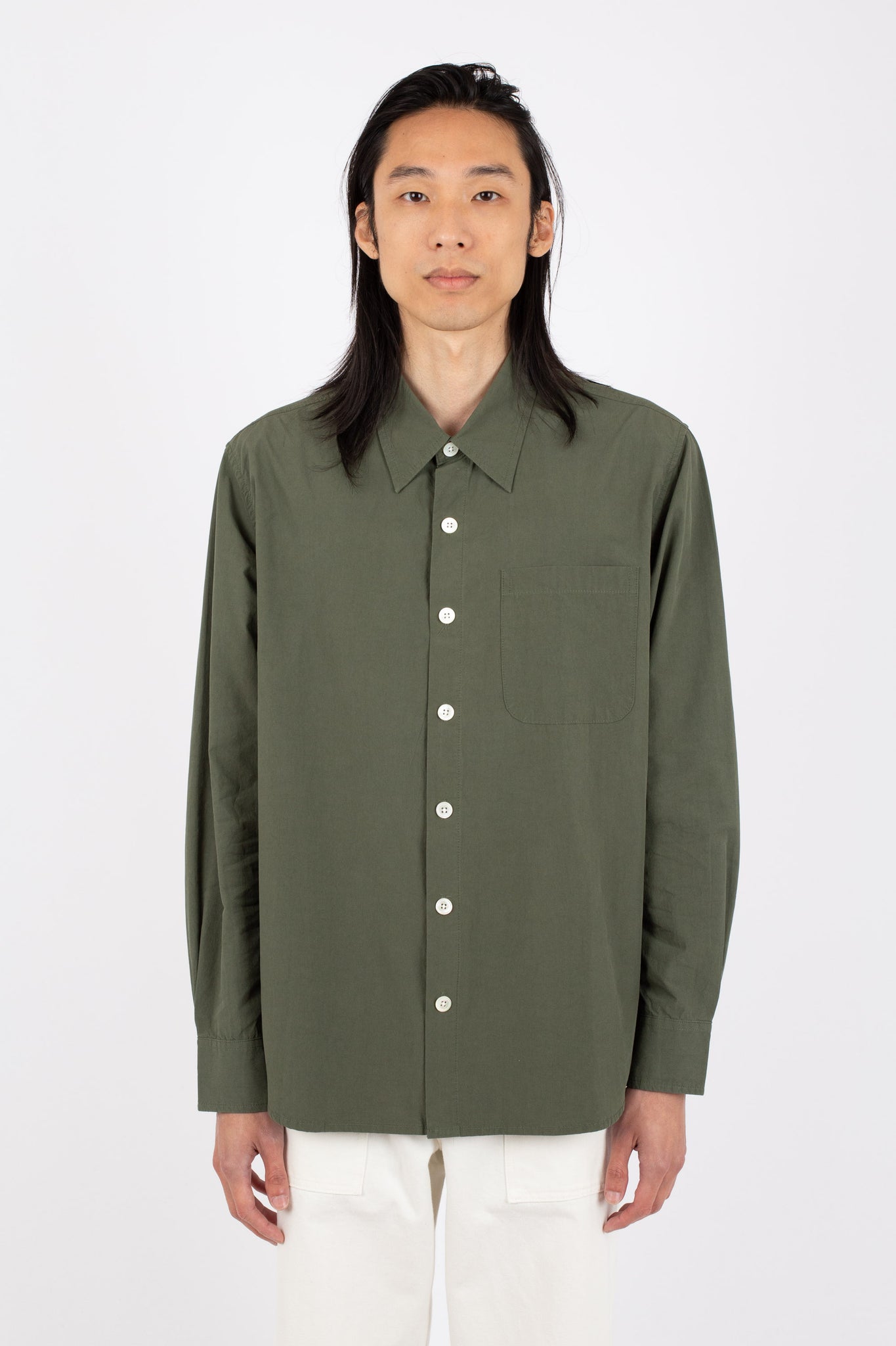 Men's Super Shirt, Poplin, Sage