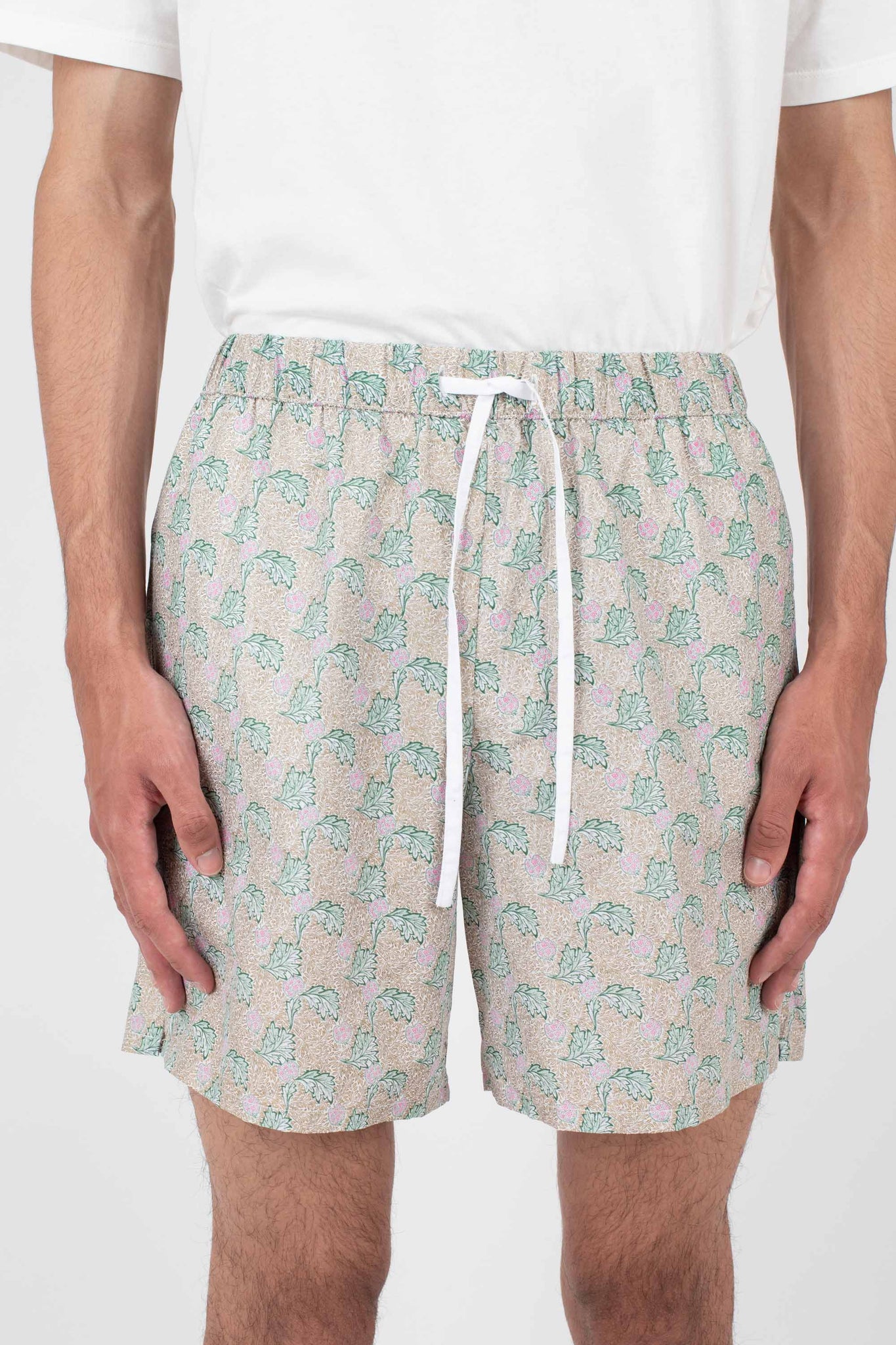 Lounge Shorts, Camden Print, Green