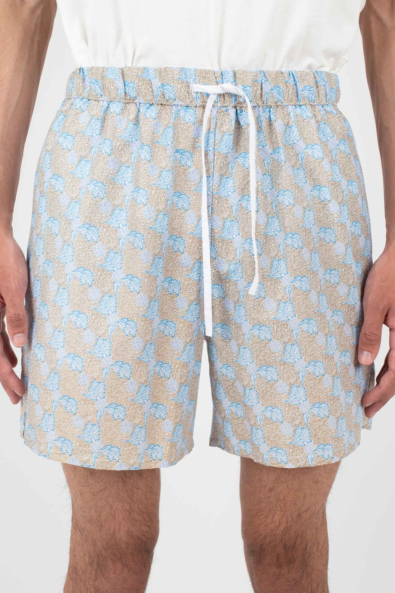 Lounge Shorts, Camden Print, Blue