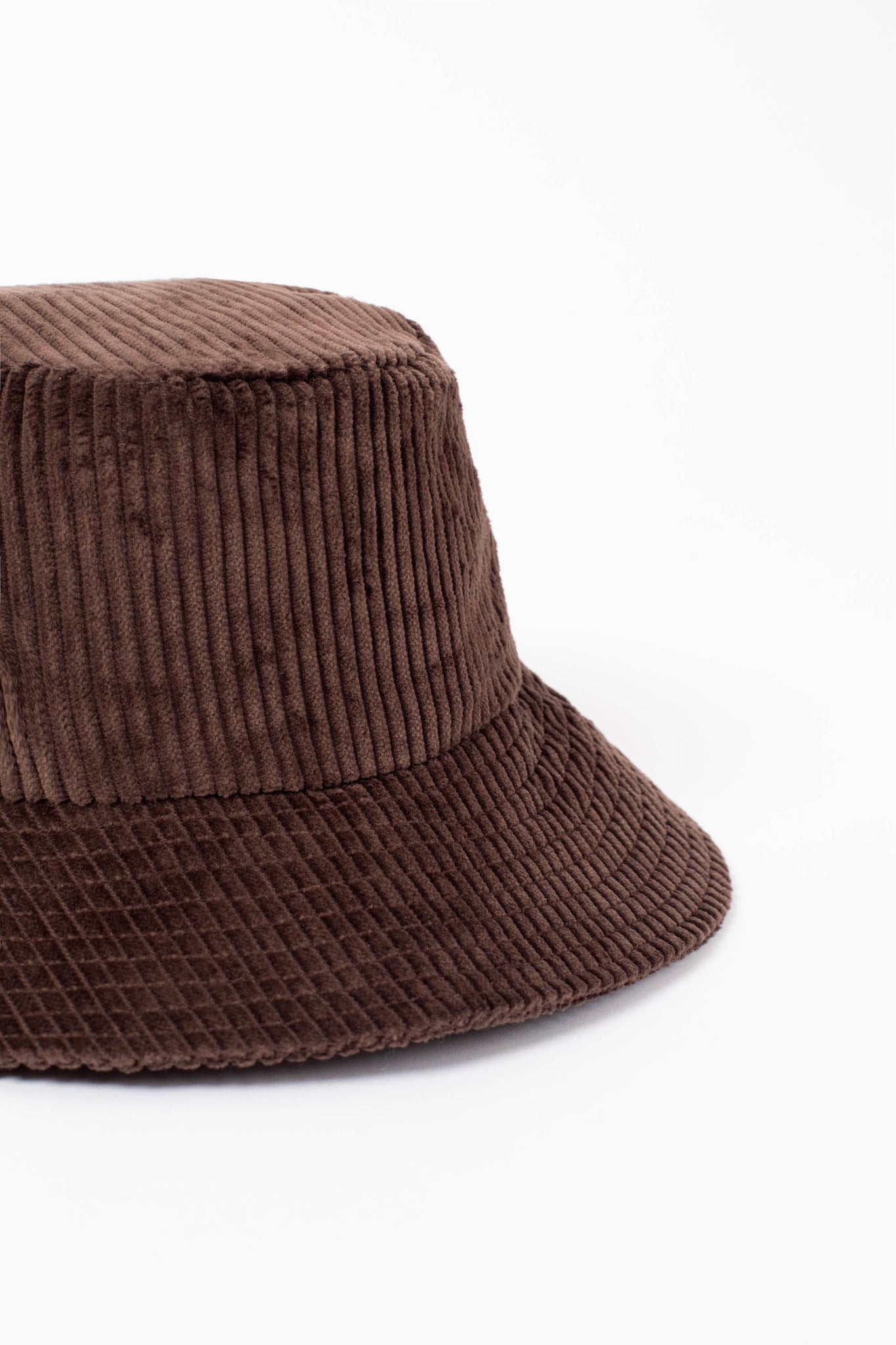 Cord Bucket Hat, Cocoa