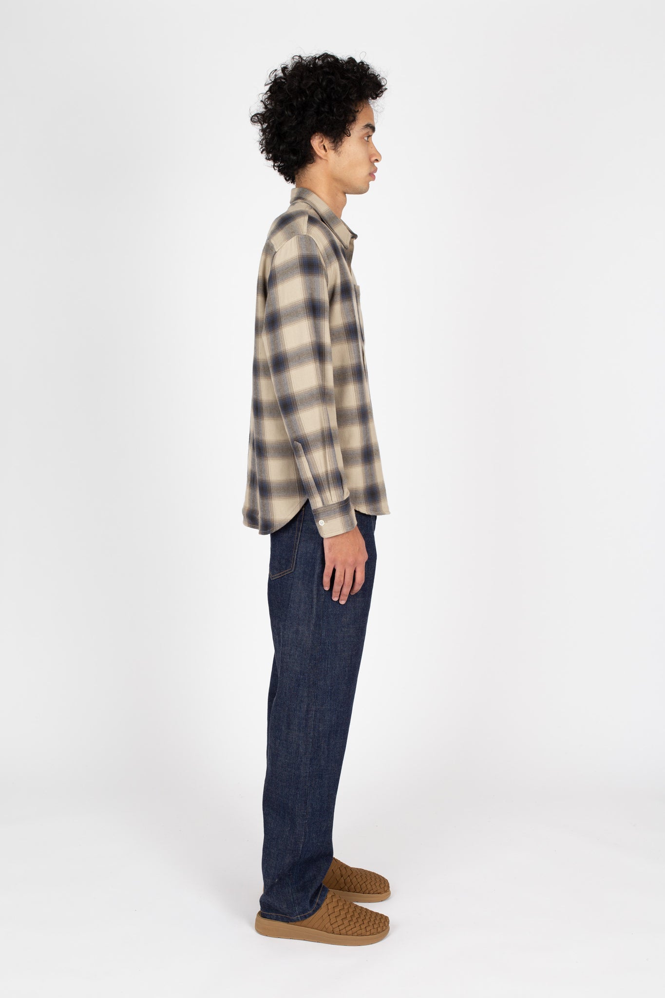 Men's Super Shirt, Flannel Check