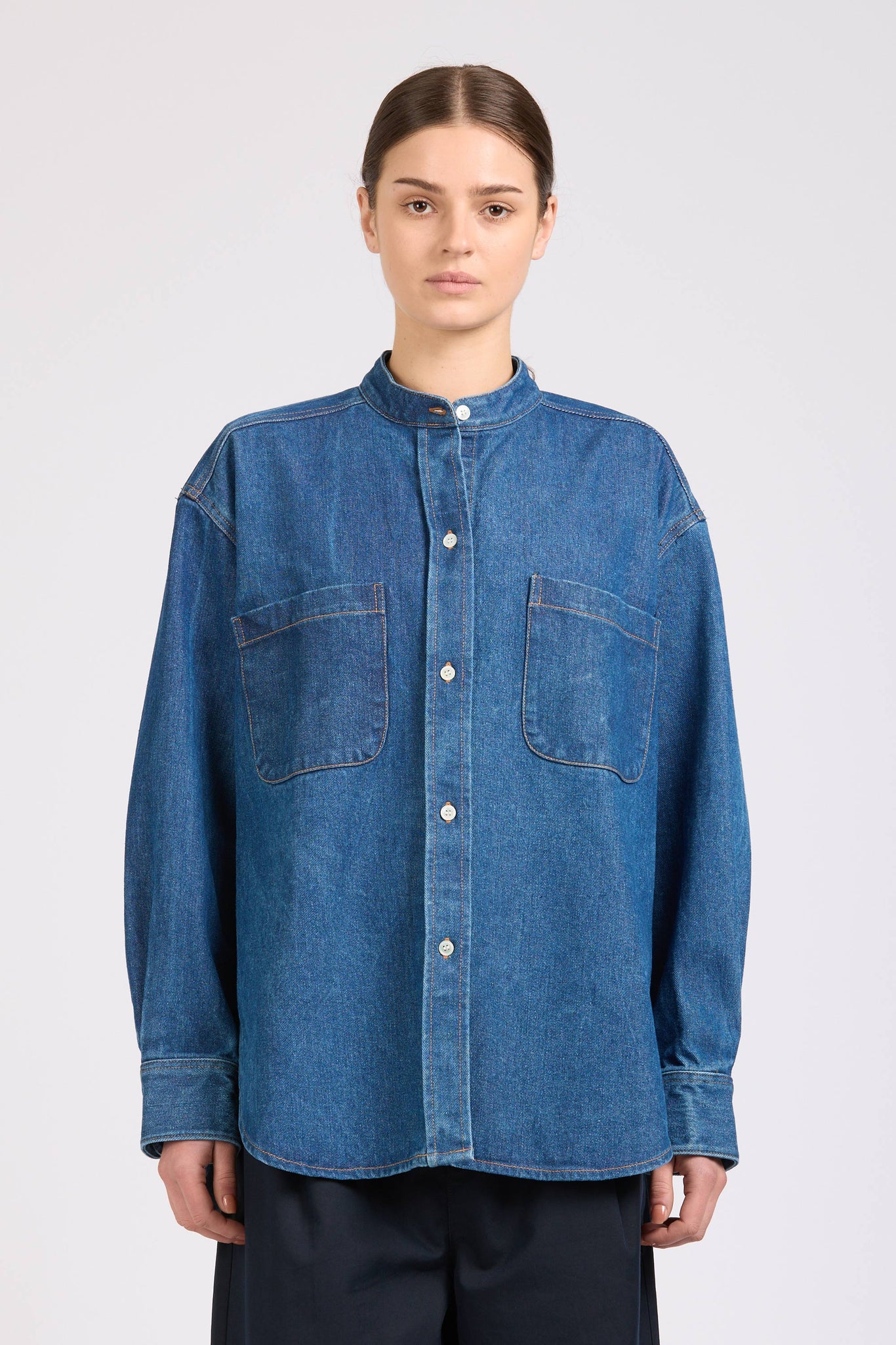 Wave Shirt, Denim