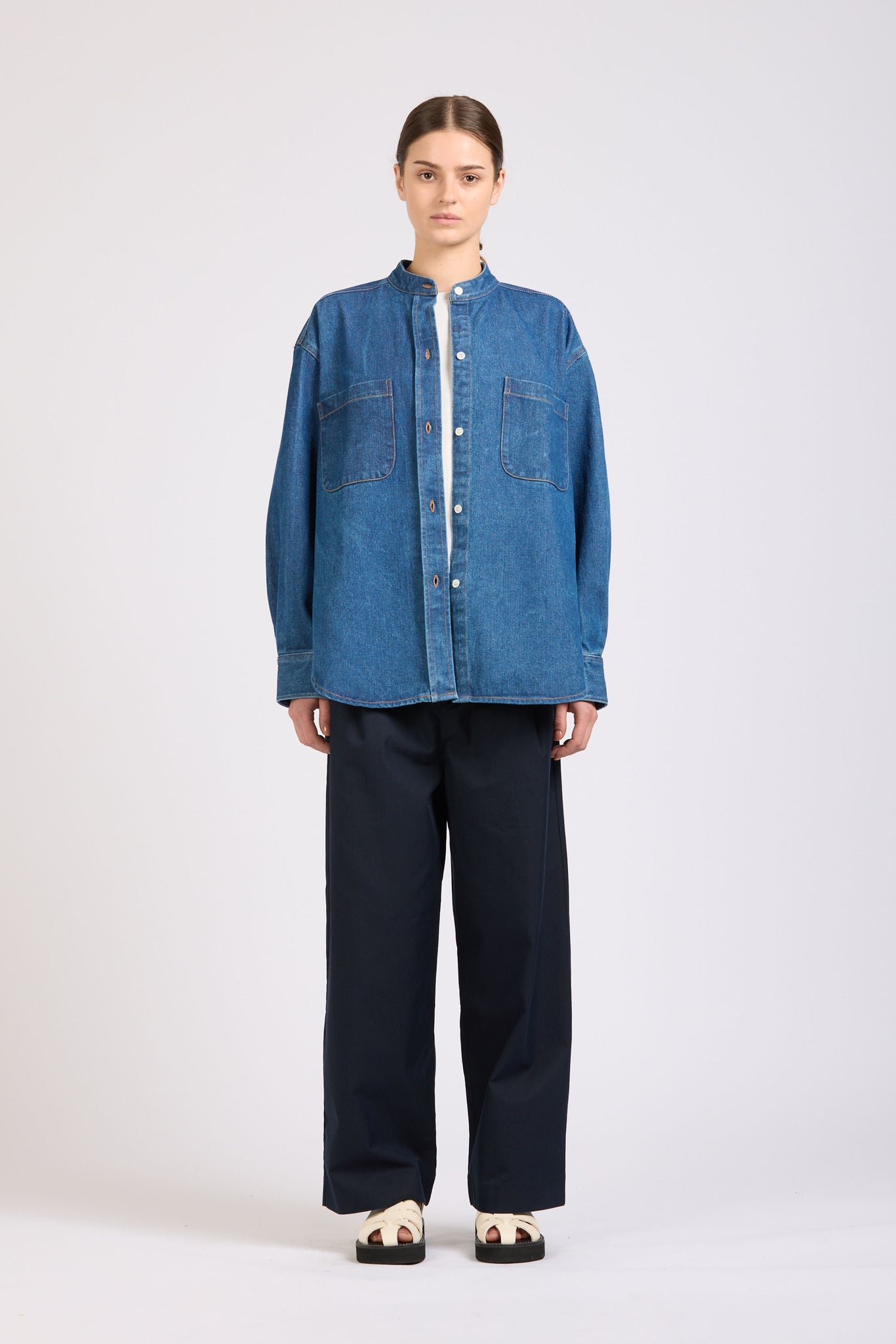 Wave Shirt, Denim