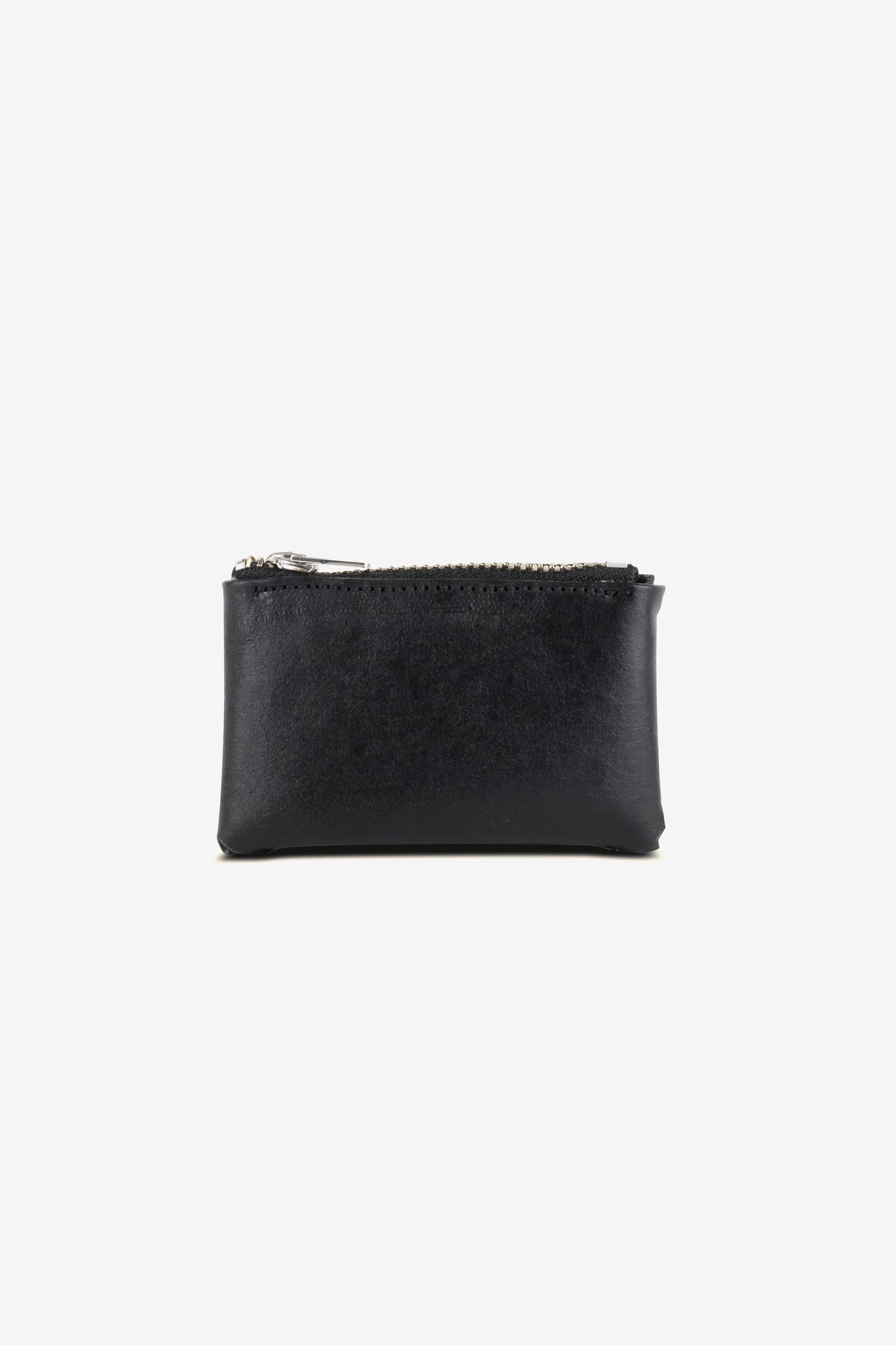 Zipped Coin Pouch, Small, Black