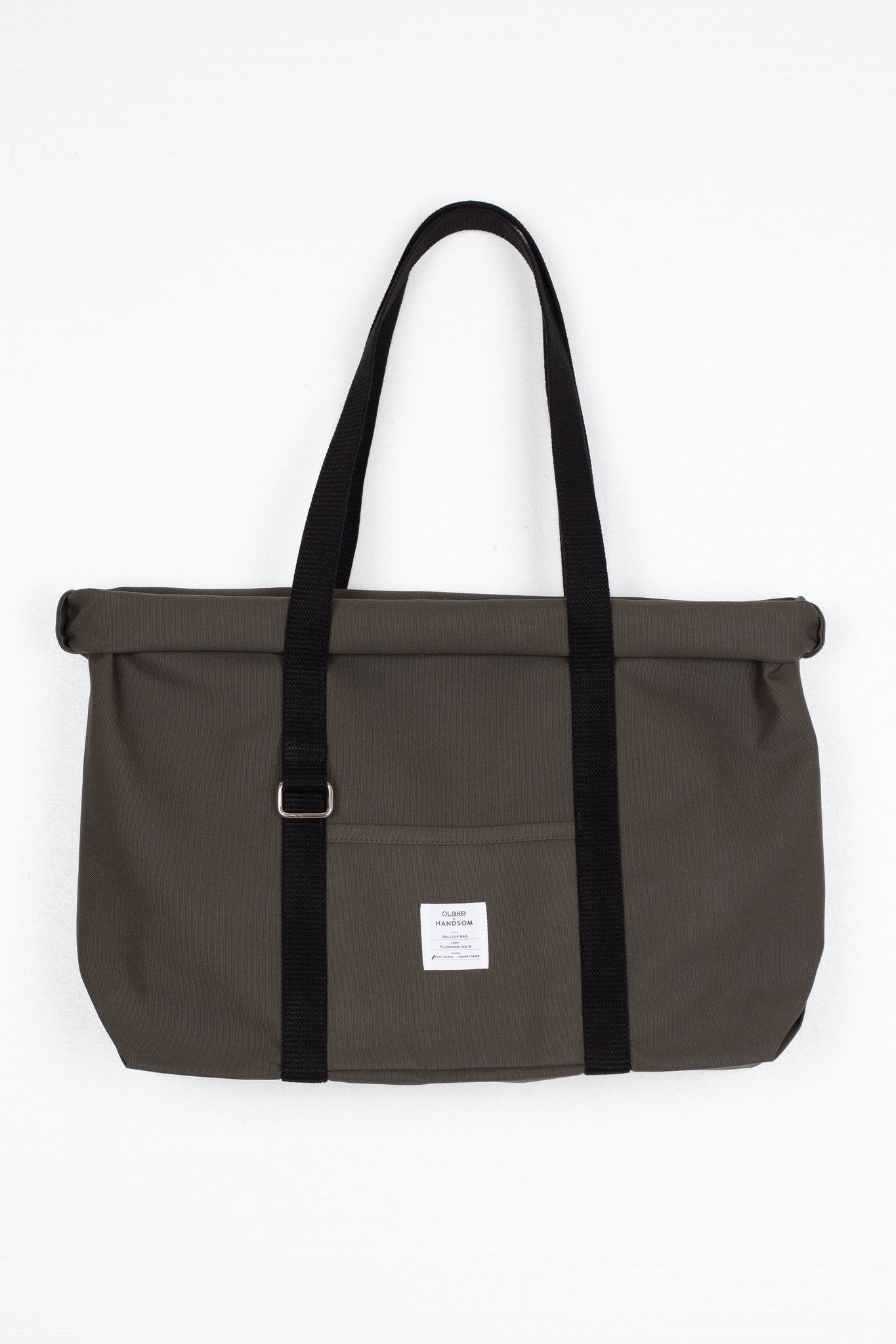 Roll Top Bag, Peat Canvas