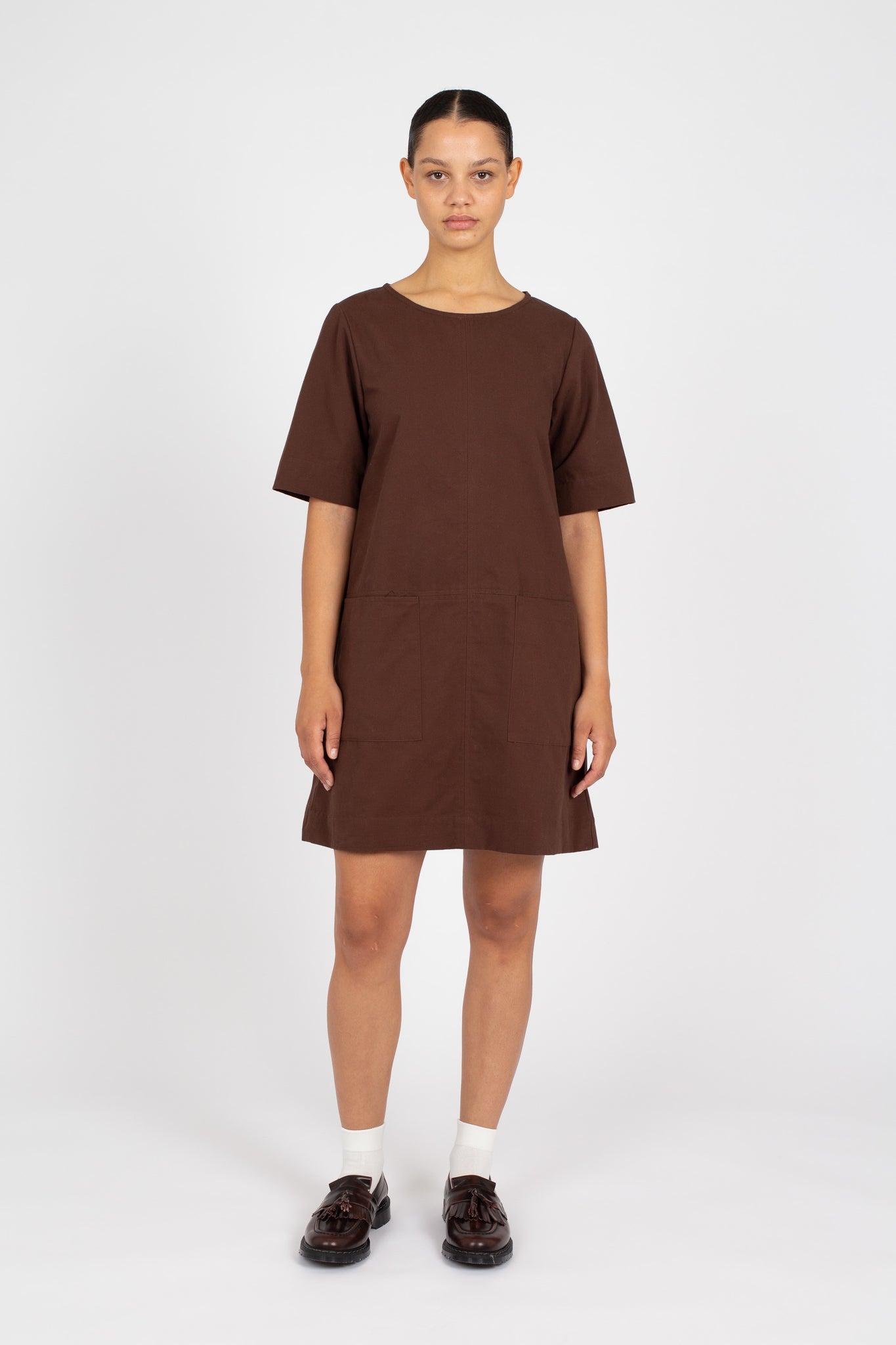 Utility Dress, Espresso