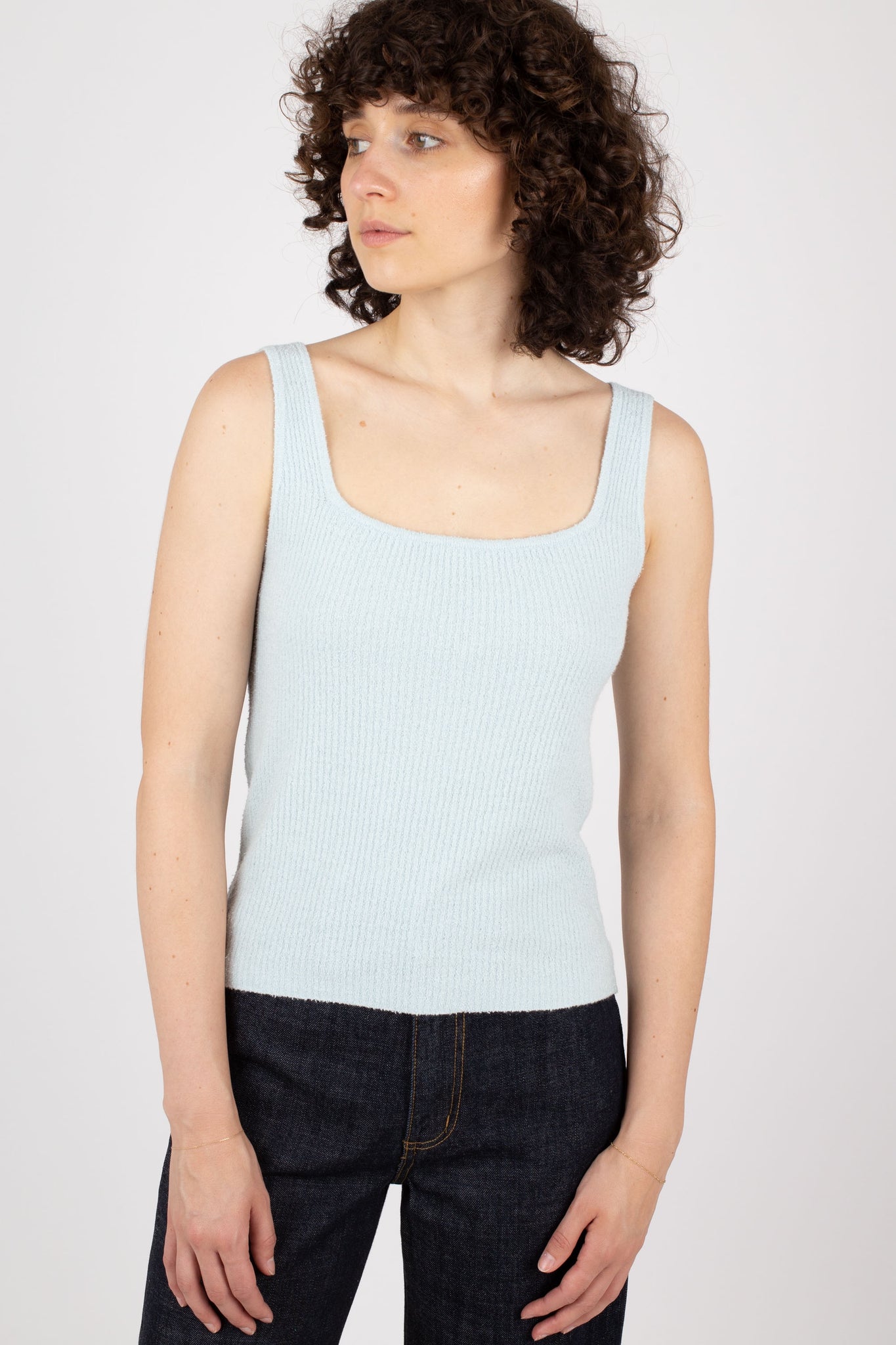 Tank Rib Top, Icicle