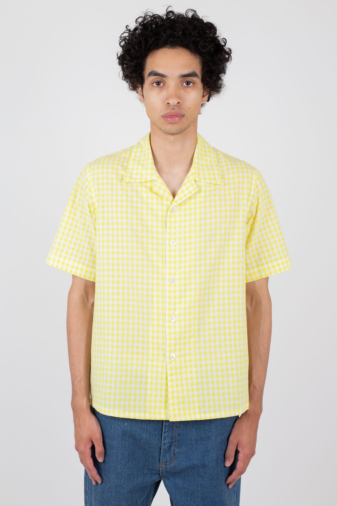 Mid West Shirt, Lemon Check