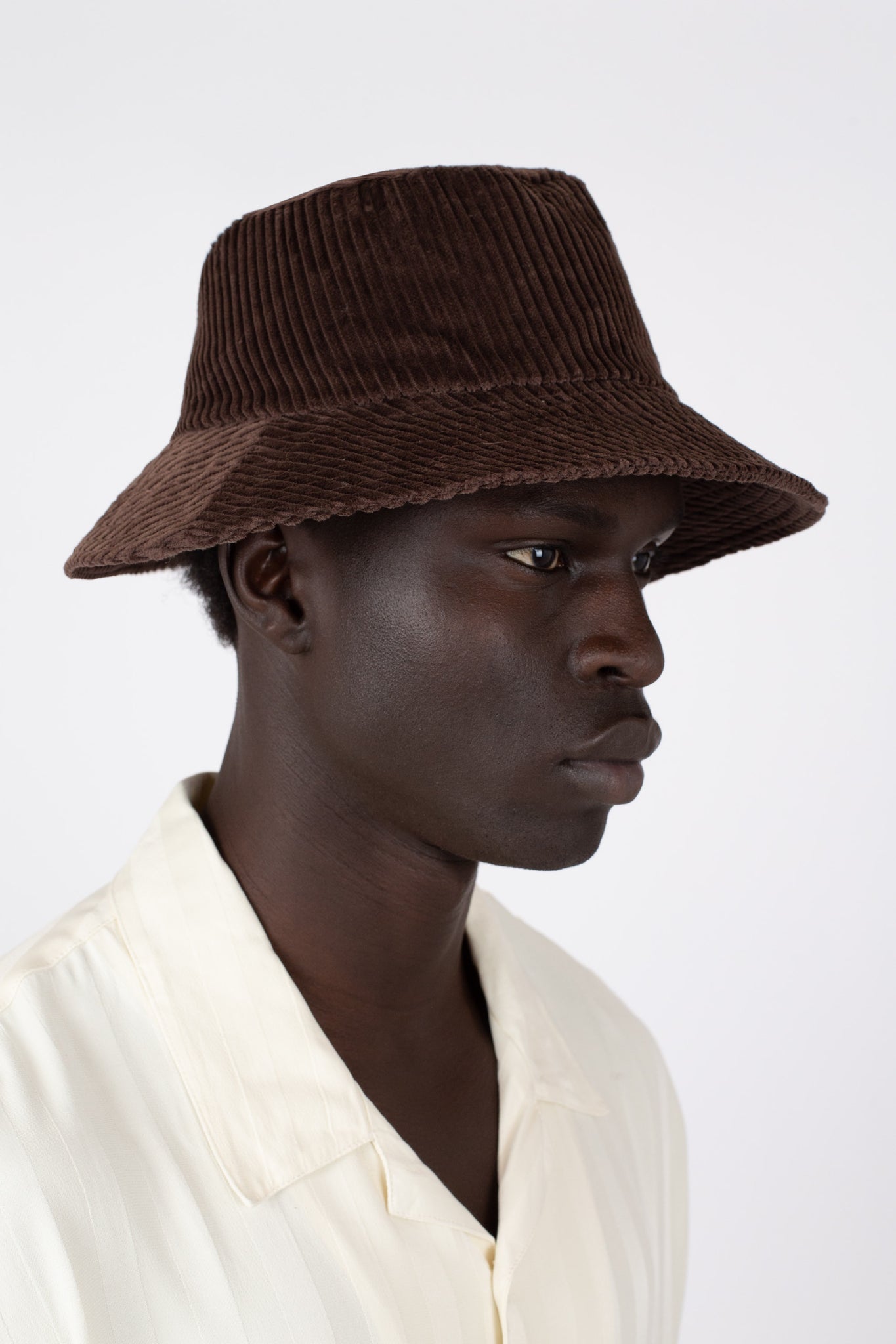Cord Bucket Hat, Cocoa