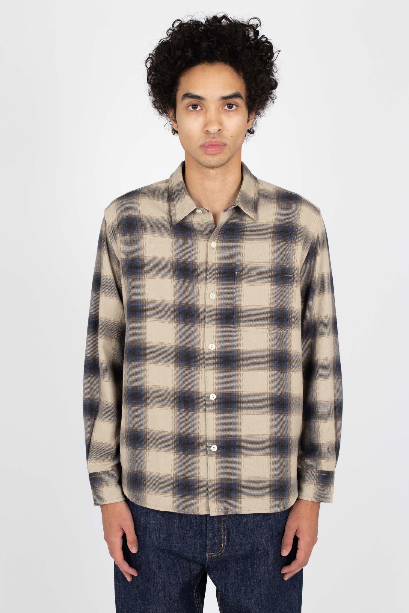 Men's Super Shirt, Flannel Check