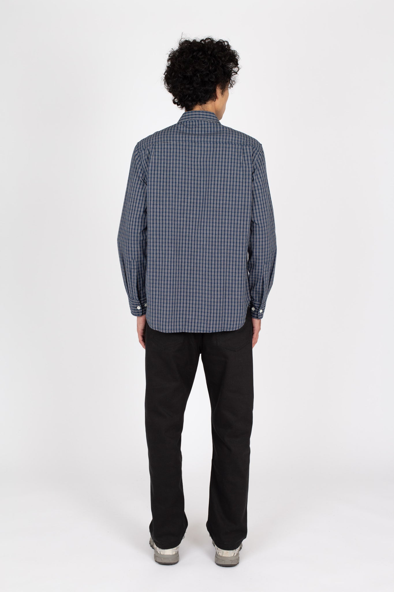 Men's Super Shirt, Navy Check